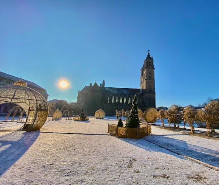 Cathedral Square (Domplatz) Magdeburg, Germany
